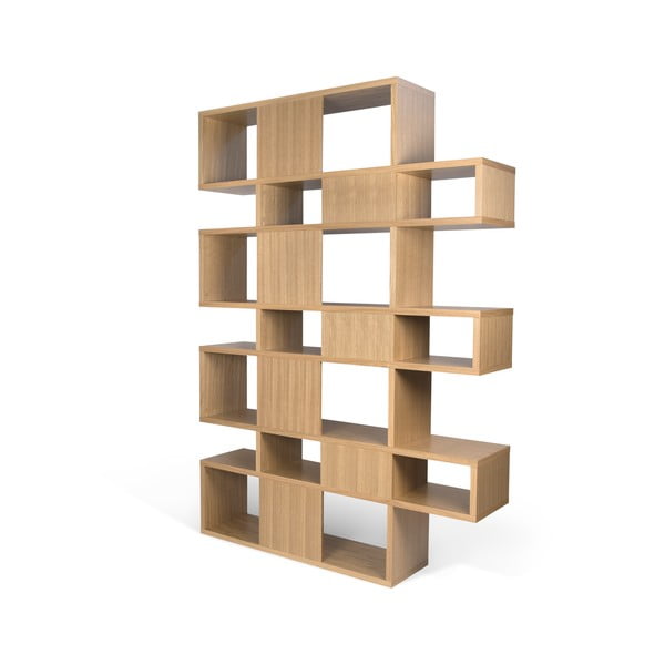 Ruda knygų spinta TemaHome London, 220 x 34 cm-image-3