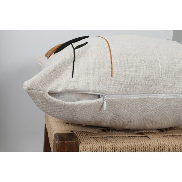 Iš lino dekoratyvinis pagalvės užvalkalas 43x43 cm Sunflower – Mioli Decor-image-4