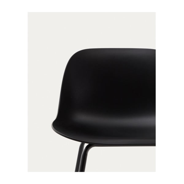 Juodos spalvos baro taburetė (sėdynės aukštis 74 cm) Altea – Kave Home-image-1