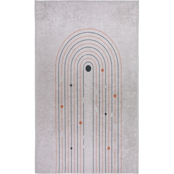 Skalbiamas kilimas kreminės spalvos 80x150 cm – Vitaus