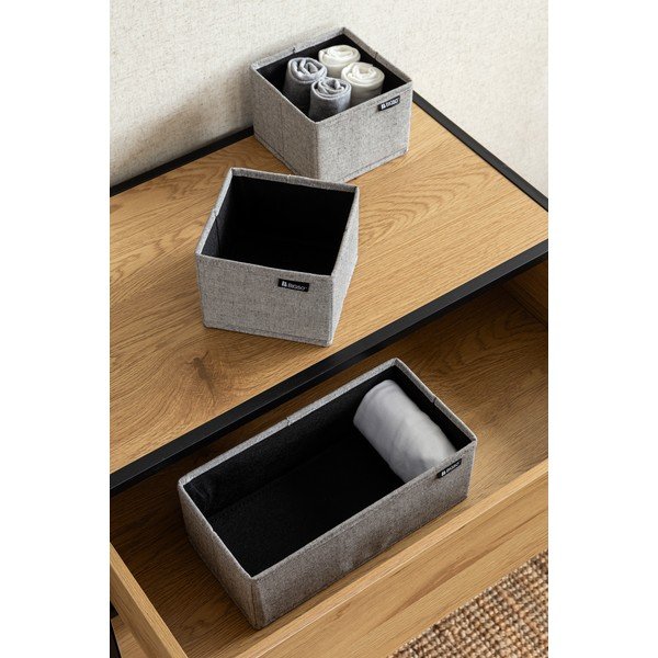 Iš tekstilės stalčių organizatoriai 3 vnt. Soft Storage – Bigso-image-2