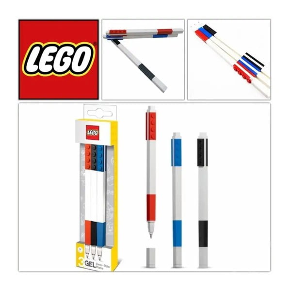 3 gelinių rašiklių rinkinys LEGO® Mix-image-2