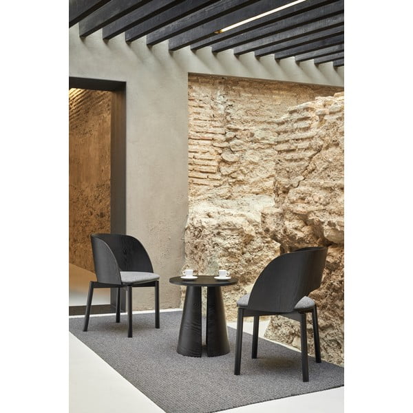 Juodas šoninis staliukas Teulat Cep, ø 50 cm-image-3