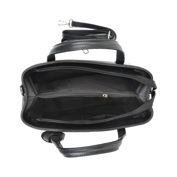 Juoda odinė rankinė Sofia Cardoni Lacy-image-3