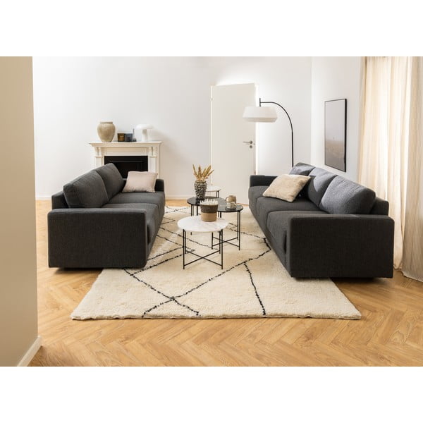 Su marmuriniu stalviršiu apvalios formos šoninis stalas ø 52 cm Avila – Actona-image-3