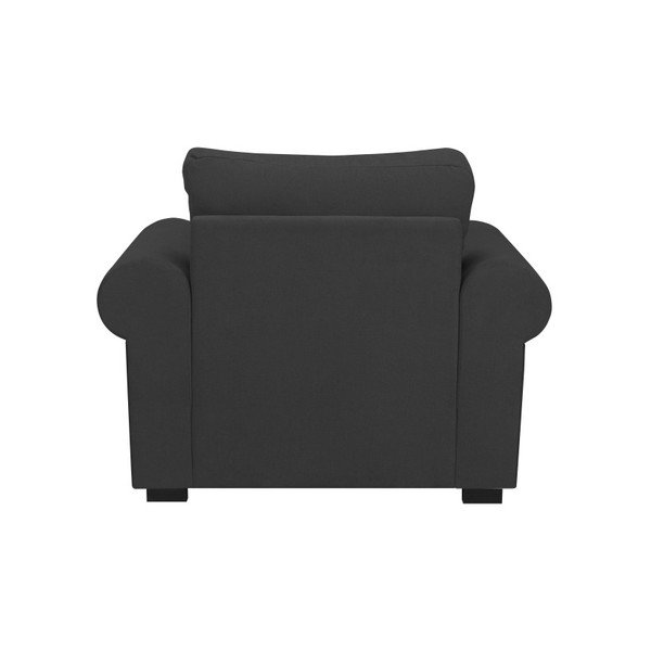Tamsiai pilka "Windsor & Co Sofas Hermes" fotelis-image-1