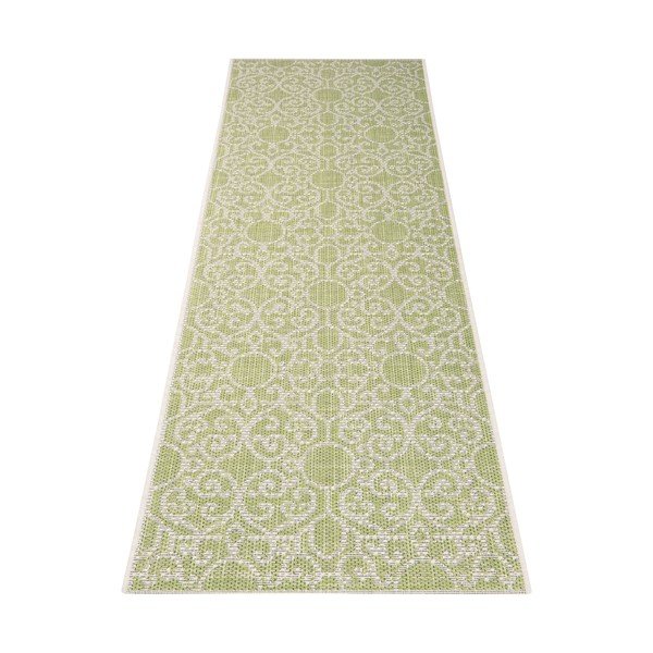 Žalios ir smėlio spalvos lauko kilimas NORTHRUGS Nebo, 70 x 200 cm-image-2