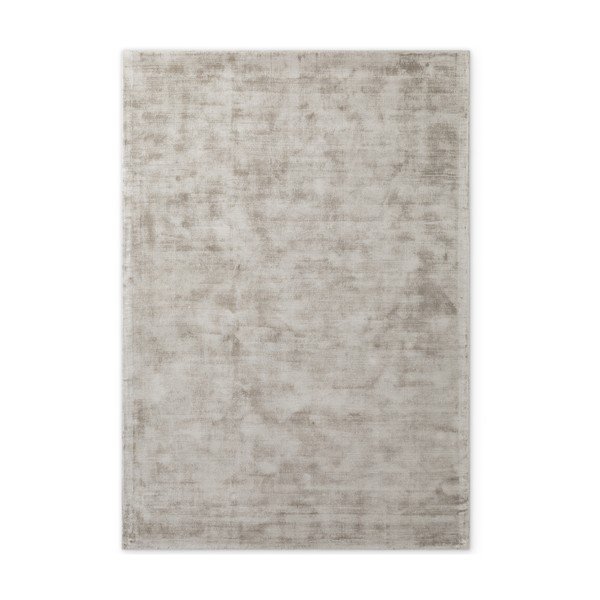 Rankų darbo pilkos spalvos iš viskozės kilimas 80x150 cm Noemi – Vikosa