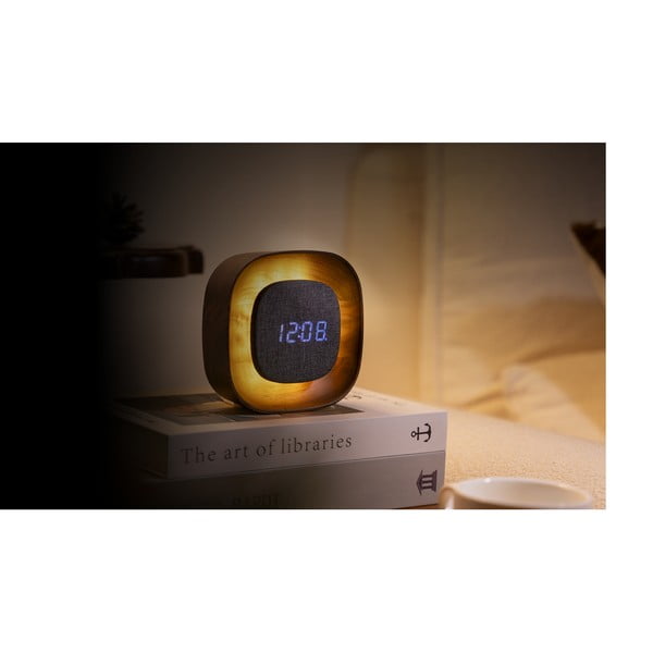 Skaitmeninis žadintuvas Lumos Walnut – Gingko-image-2