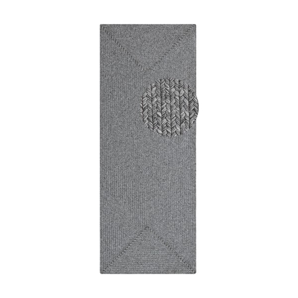 Pilkas lauko kilimas 200x80 cm - NORTHRUGS