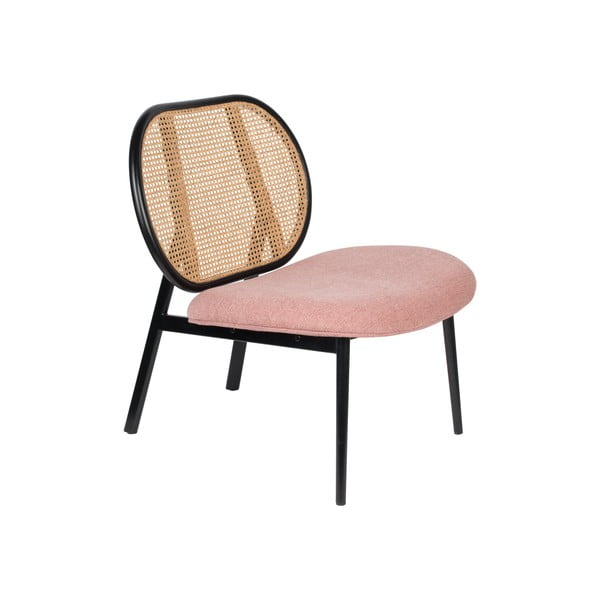 Rausvai rudas fotelis Zuiver Spike