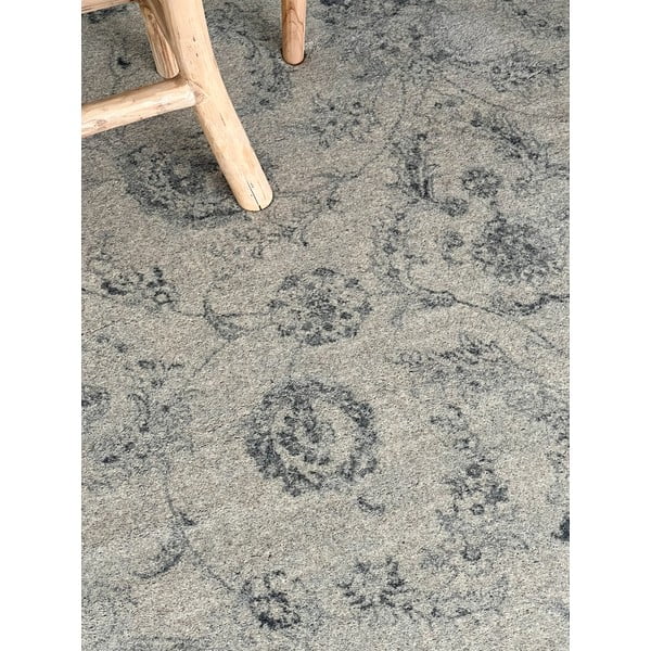 Kilimas iš vilnos smėlio spalvos 200x300 cm Calisia Vintage Flora – Agnella-image-1