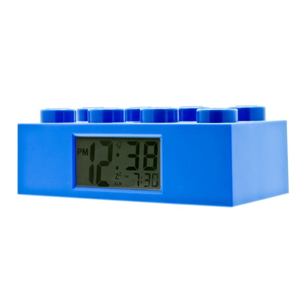 Mėlynas laikrodis su LEGO® plytų žadintuvu