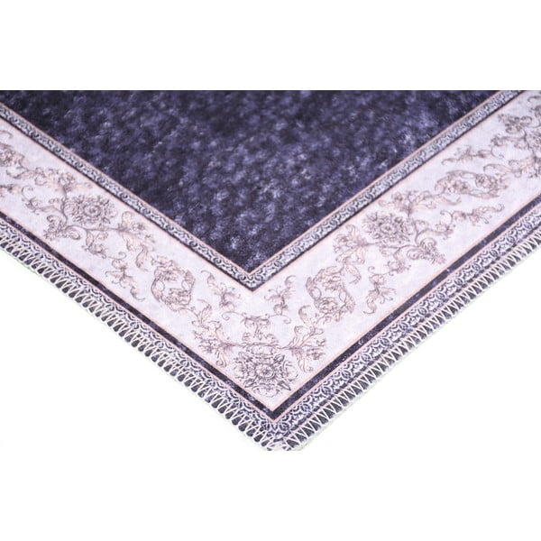 Tamsiai mėlynas kilimas Vitaus Ava, 80 x 200 cm-image-2