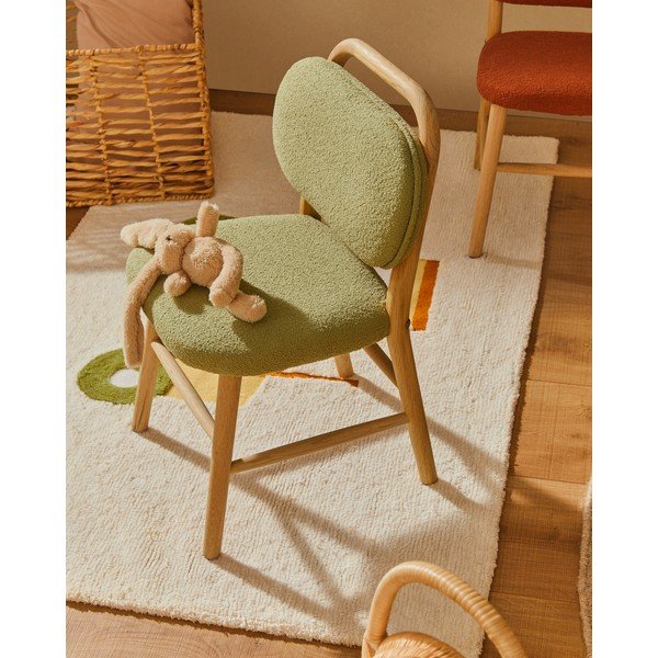 Žalios spalvos vaikiška kėdė Helda – Kave Home-image-2