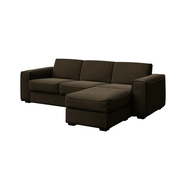 Rudos spalvos sofa-lova su keičiamu gultuvu MESONICA Munro, 288 cm-image-2