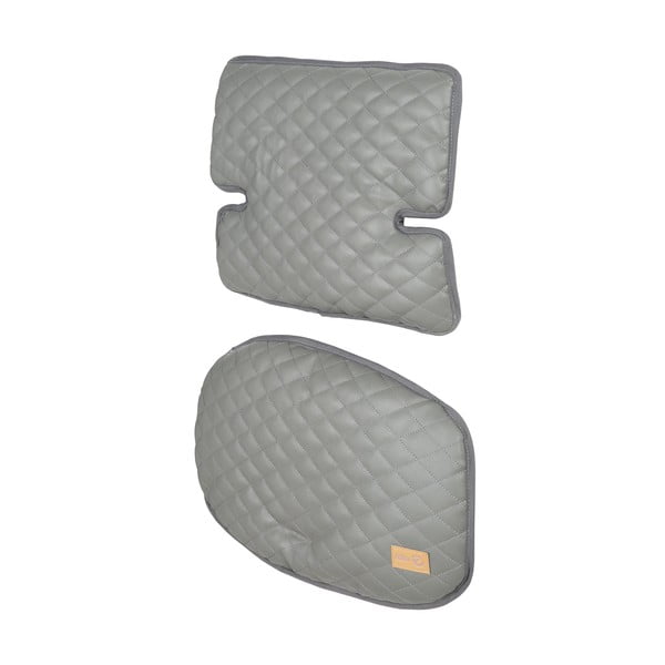 Vaikiškos maitinimo kėdutės pagalvėlė pilkos spalvos/rudos spalvos Luxe – Roba-image-3