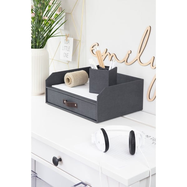 Biuro organizatorius iš kartono į stalčių/dokumentams Walter – Bigso Box of Sweden-image-1