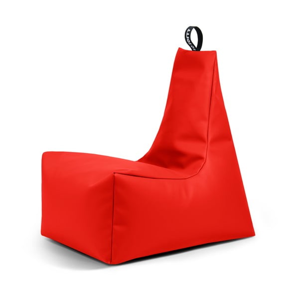 Raudonos spalvos iš dirbtinės odos vaikiškas sėdmaišis Icy M – So Soft?