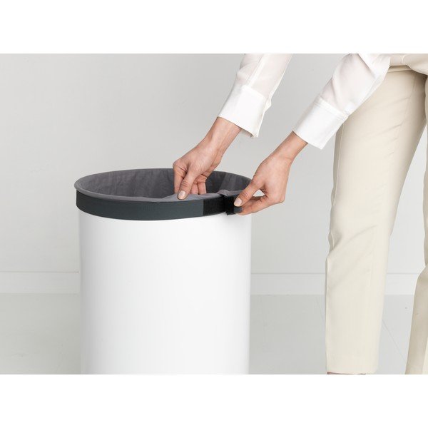 Iš metalo skalbinių krepšys baltos spalvos 60 l – Brabantia-image-4