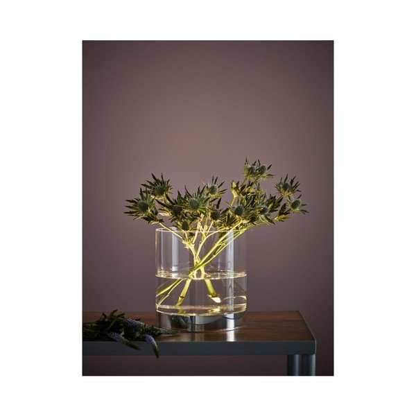 Stalo vaza su įmontuotu LED apšvietimu "Markslöjd Bouquet", 19 cm aukščio-image-1