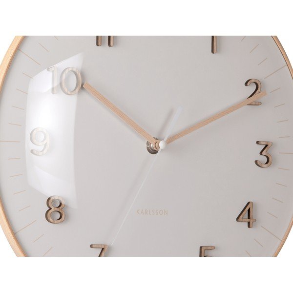 Sieninis laikrodis ø 30 cm Esencia Dome – Karlsson-image-1