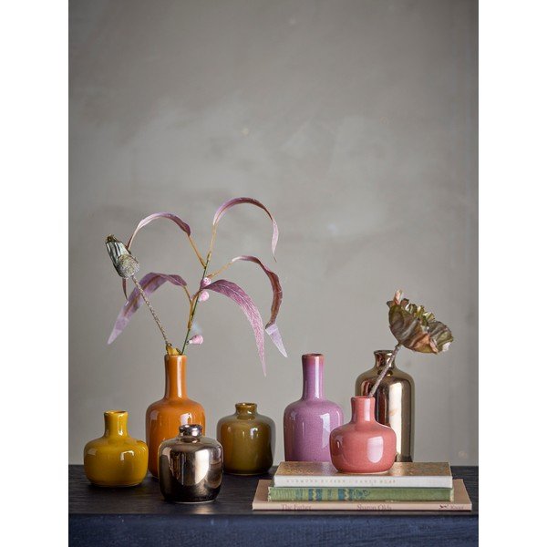 Iš akmens masės vazos 7 vnt. (aukštis 14 cm) Maien – Bloomingville-image-2