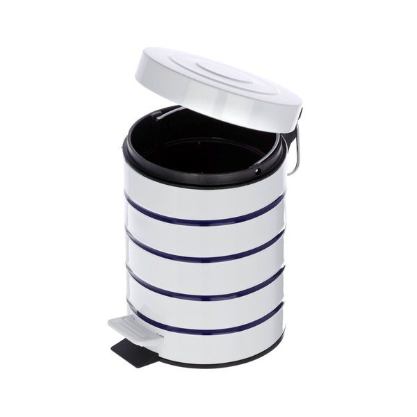 Baltos ir mėlynos spalvos "Wenko Marine" šiukšliadėžė, 3 l-image-3