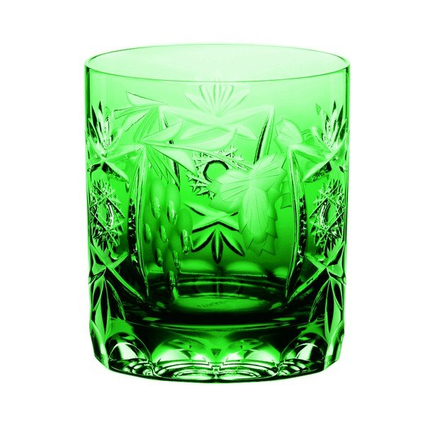 Žalios spalvos krištolinė viskio taurė Nachtmann Traube Whisky Tumbler Emerald Green, 250 ml