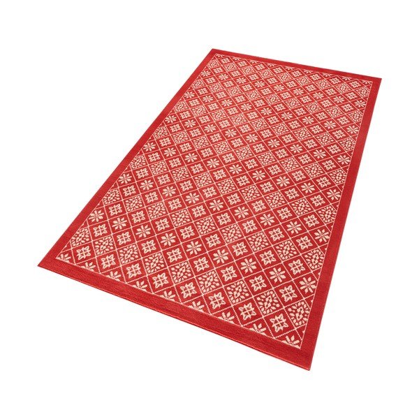 Raudonas raštuotas kilimas Hanse Home Gloria Tile, 160 x 230 cm-image-3