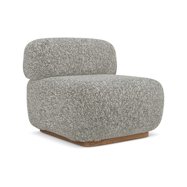 Pilkos spalvos modulinė sofos dalis Ailani – Makamii-image-1