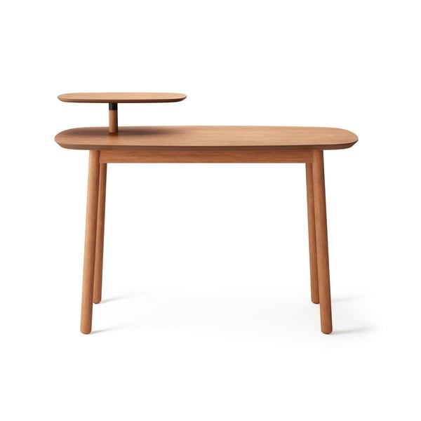 Buko medienos darbo stalas 56x127 cm Swivo - Umbra