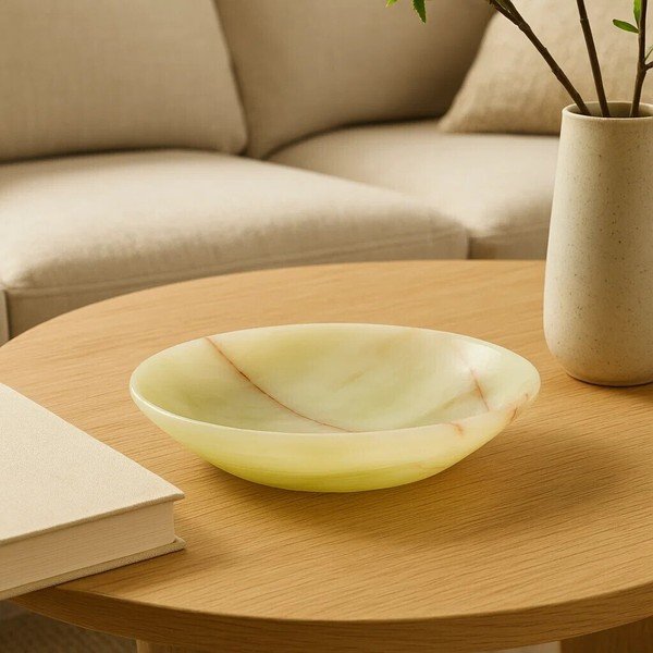 Iš akmens dekoratyvinis padėklas 12,5x20 cm Oleena – Premier Housewares-image-2