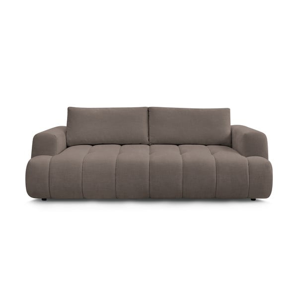 Taupe spalvos sulankstoma/su sandėliavimo vieta sofa 251 cm Fuji – Bobochic Paris