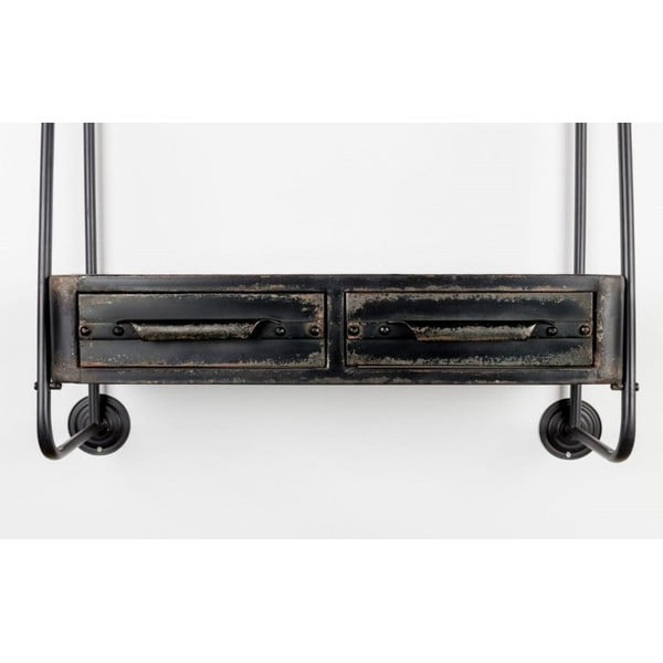 Sieninės lentynos su stalčiumi White Label Feng-image-1