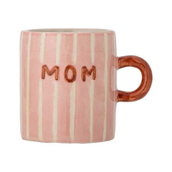 Rožinės spalvos iš keramikos puodelis 325 ml Cherish – Bloomingville