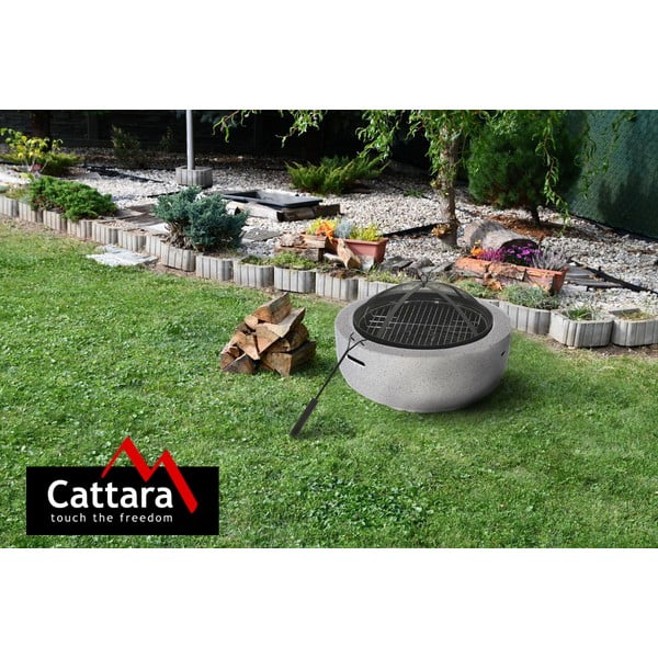 Pilkas židinys iš degto akmens Cattara La Palma-image-4