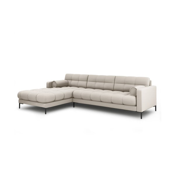 Kampinė sofa smėlio spalvos (su kairiuoju kampu) Bali – Cosmopolitan Design-image-3