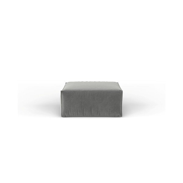 Cosmopolitan Design Florida Grey Pouffe, 65 x 65 cm-image-2