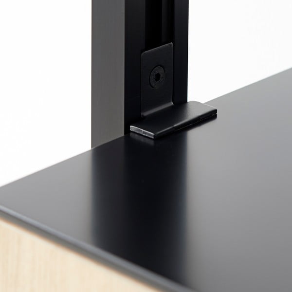 Juoda ąžuolinė knygų spinta 94x210 cm Edge by Hammel - Hammel Furniture-image-2