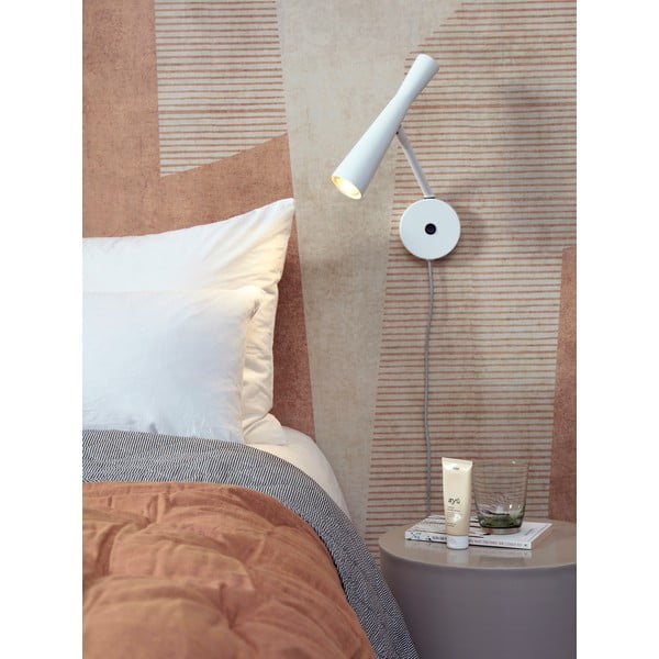 Sieninė lempa baltos spalvos ø 6 cm Bordeaux – it's about RoMi-image-1