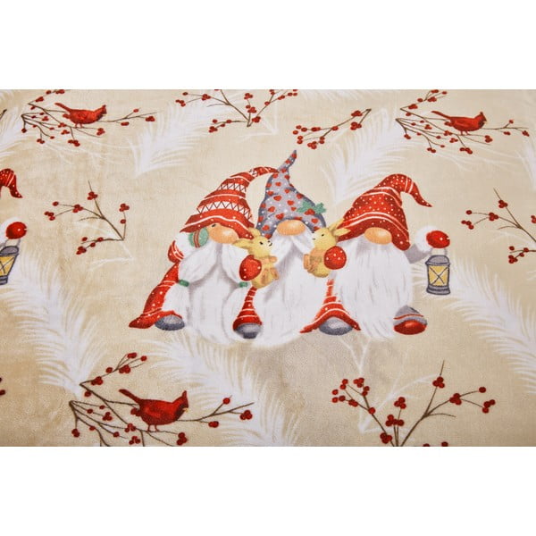 Iš mikropliušo viengulė patalynė šviesiai rudos spalvos 140x200 cm Goblin – My House-image-4