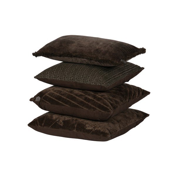 Ruda dekoratyvinė pagalvėlė BePureHome Velvet Coffee, 50 x 50 cm-image-1