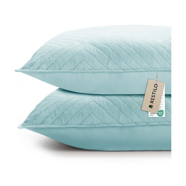 Iš mikropluošto dekoratyviniai pagalvių užvalkalai 2 vnt. 45x45 cm Softa – Restilo