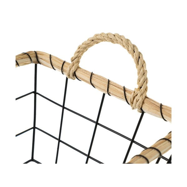 Vielinių metalinių krepšių rinkinys 6 vnt. - Casa Selección-image-3