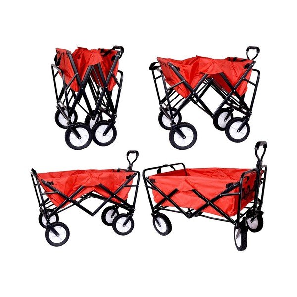 "Cattara Trogir Red" sulankstomas kempingo vežimėlis-image-2