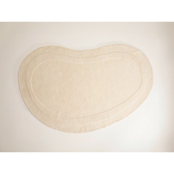 Kreminės spalvos iš vilnos kilimas 150x230 cm Cloria – Micadoni -image-1