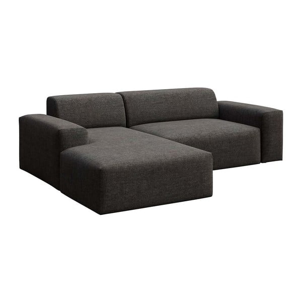 Antracito spalvos sulankstoma/su sandėliavimo vieta kampinė sofa (su kairiuoju kampu/su gultu) Villet – Rodier-image-2