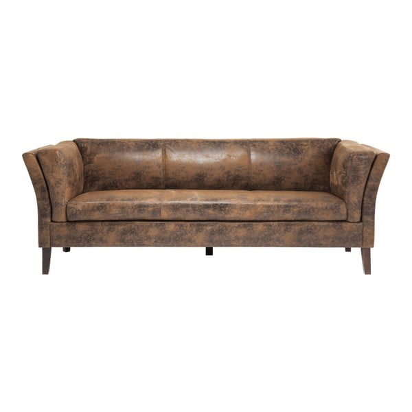 Ruda trijų vietų sofa "Kare Design Vintage