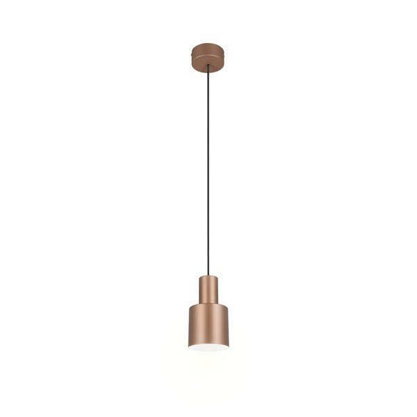 Kabantis šviestuvas rudos spalvos ø 12 cm su metaliniu gaubtu Agudo – Trio-image-2